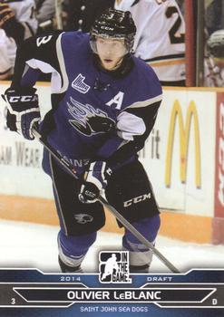 2014 In The Game Draft Prospects #53 Olivier LeBlanc Front