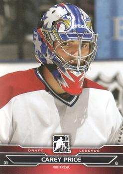 2014 In The Game Draft Prospects #100 Carey Price Front