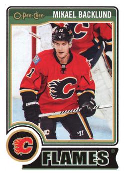 2014-15 O-Pee-Chee #301 Mikael Backlund Front