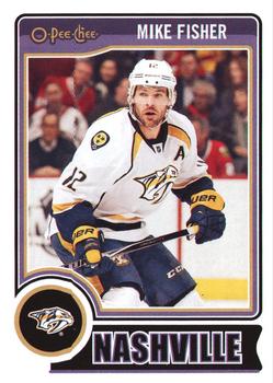2014-15 O-Pee-Chee #420 Mike Fisher Front