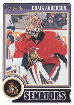 2014-15 O-Pee-Chee #454 Craig Anderson Front