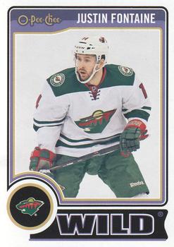 2014-15 O-Pee-Chee #470 Justin Fontaine Front