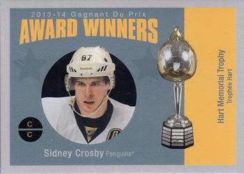 2014-15 O-Pee-Chee #601 Sidney Crosby Front