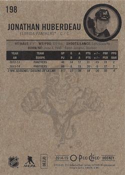 2014-15 O-Pee-Chee #198 Jonathan Huberdeau Back