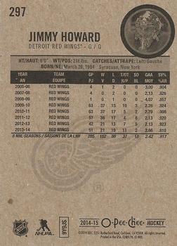 2014-15 O-Pee-Chee #297 Jimmy Howard Back