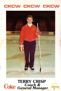 1986-87 Moncton Golden Flames (AHL) Police #1 Terry Crisp Front