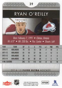 2014-15 Ultra #39 Ryan O'Reilly Back