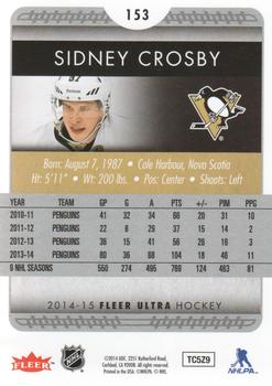 2014-15 Ultra #153a Sidney Crosby Back