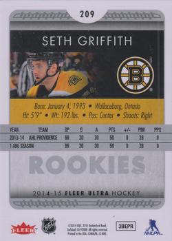 2014-15 Ultra #RR209 Seth Griffith Back