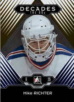 2013-14 In The Game Decades 1990s - Gold #108 Mike Richter Front