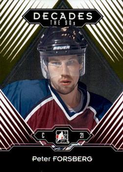 2013-14 In The Game Decades 1990s - Gold #120 Peter Forsberg Front