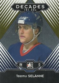 2013-14 In The Game Decades 1990s - Gold #140 Teemu Selanne Front