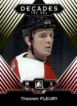 2013-14 In The Game Decades 1990s - Gold #142 Theoren Fleury Front