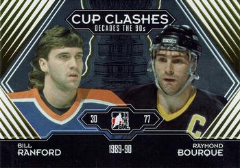 2013-14 In The Game Decades 1990s - Gold #191 Bill Ranford / Raymond Bourque Front