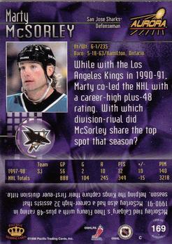 1998-99 Pacific Aurora #169 Marty McSorley Back