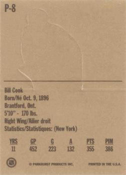 1994 Parkhurst Missing Link 1956-57 - Pop Ups #P-8 Bill Cook Back