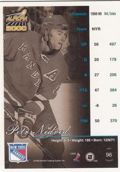 1999-00 Pacific Aurora #96 Petr Nedved Back