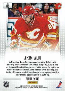 2012-13 Panini Rookie Anthology - Prizm Rookie #60 Akim Aliu Back