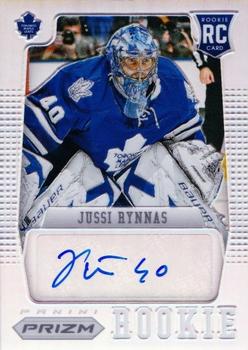 2012-13 Panini Rookie Anthology - Prizm Rookie Autographs #97 Jussi Rynnas Front