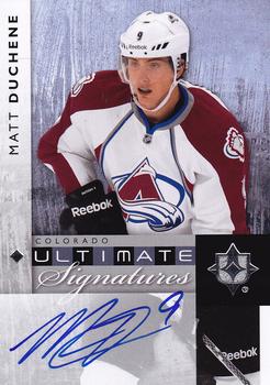 2011-12 Upper Deck Ultimate Collection - Ultimate Signatures #US-MD Matt Duchene Front