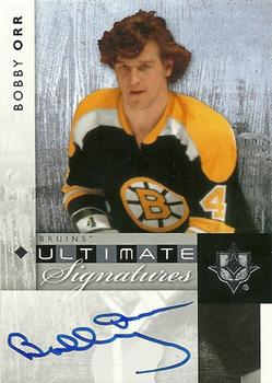 2011-12 Upper Deck Ultimate Collection - Ultimate Signatures #US-BO Bobby Orr Front