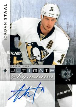 2011-12 Upper Deck Ultimate Collection - Ultimate Signatures #US-ST Jordan Staal Front
