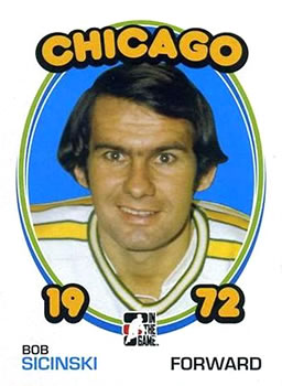 2009-10 In The Game 1972 The Year In Hockey #112 Bob Sicinski Front