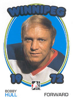2009-10 In The Game 1972 The Year In Hockey #124 Bobby Hull Front