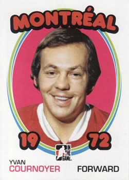 2009-10 In The Game 1972 The Year In Hockey #12 Yvan Cournoyer Front