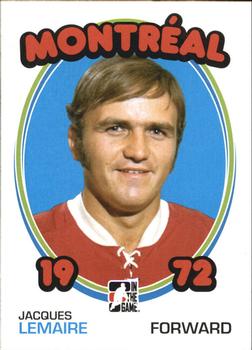 2009-10 In The Game 1972 The Year In Hockey #10 Jacques Lemaire Front