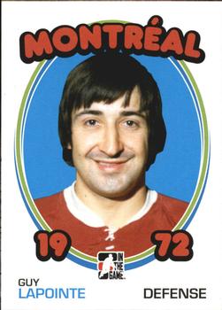 2009-10 In The Game 1972 The Year In Hockey #14 Guy Lapointe Front