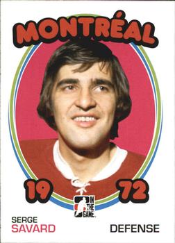2009-10 In The Game 1972 The Year In Hockey #16 Serge Savard Front