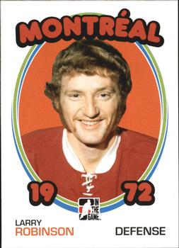 2009-10 In The Game 1972 The Year In Hockey #17 Larry Robinson Front