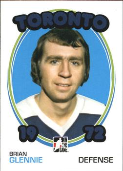2009-10 In The Game 1972 The Year In Hockey #26 Brian Glennie Front