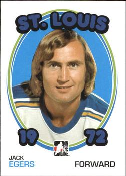 2009-10 In The Game 1972 The Year In Hockey #63 Jack Egers Front
