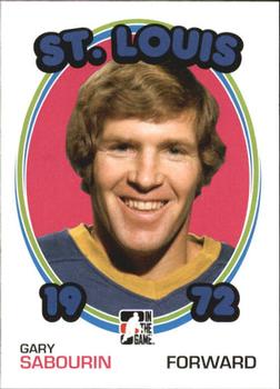 2009-10 In The Game 1972 The Year In Hockey #65 Gary Sabourin Front