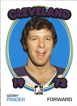2009-10 In The Game 1972 The Year In Hockey #116 Gerry Pinder Front