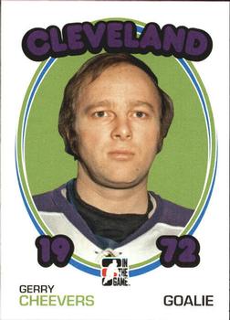 2009-10 In The Game 1972 The Year In Hockey #117 Gerry Cheevers Front