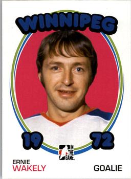 2009-10 In The Game 1972 The Year In Hockey #126 Ernie Wakely Front