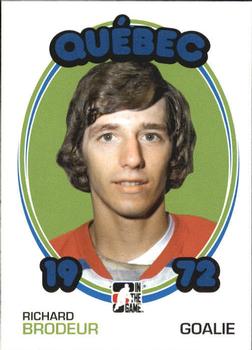 2009-10 In The Game 1972 The Year In Hockey #133 Richard Brodeur Front