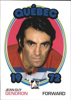 2009-10 In The Game 1972 The Year In Hockey #134 Jean-Guy Gendron Front