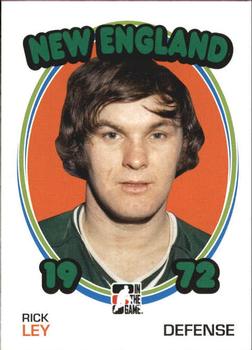 2009-10 In The Game 1972 The Year In Hockey #151 Rick Ley Front