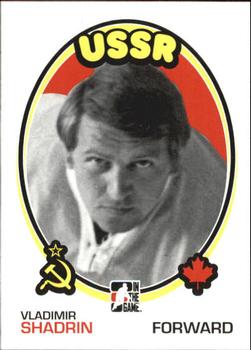 2009-10 In The Game 1972 The Year In Hockey #185 Vladimir Shadrin Front