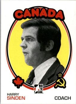 2009-10 In The Game 1972 The Year In Hockey #188 Harry Sinden Front