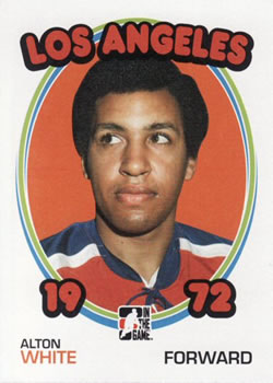 2009-10 In The Game 1972 The Year In Hockey #143 Alton White Front