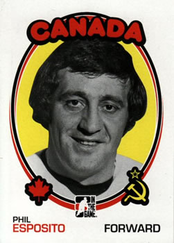 2009-10 In The Game 1972 The Year In Hockey #159 Phil Esposito Front
