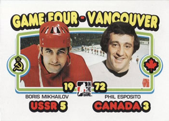 2009-10 In The Game 1972 The Year In Hockey #193 Boris Mikhailov / Phil Esposito Front