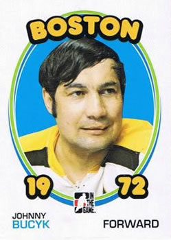 2009-10 In The Game 1972 The Year In Hockey #2 Johnny Bucyk Front