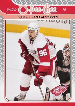 2009-10 O-Pee-Chee #196 Tomas Holmstrom Front