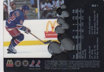 1998-99 Upper Deck Ice McDonald's #McD 1 Wayne Gretzky Back